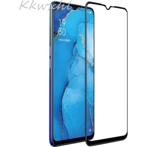 Tempered Glass For OPPO Find X2 Lite A91 Reno3 Full GULE Cover 9H Protective film Screen Protector CPH2005 CPH2043 CPH2021