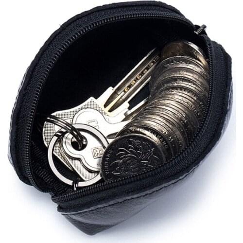 Womens Short Small Wallet Ladies PU Leather Headset Purse Key Ring Coin Card Holder Money Bag