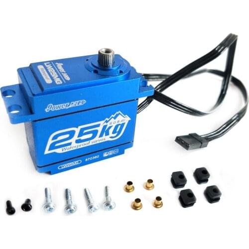 1 Pcs Power HD LW25MG Servo Waterproof For RC Model Airplane Car Helicopter 40.7x20.5x38.6 mm