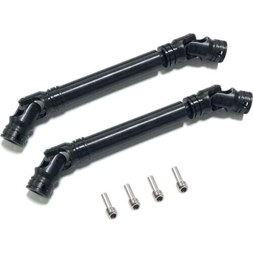 2Pcs Steel Universal Drive Shaft 105-157mm for 1/10 RC Crawler Axial SCX10 II III AXI03007 Traxxas Trx4 D90 D110