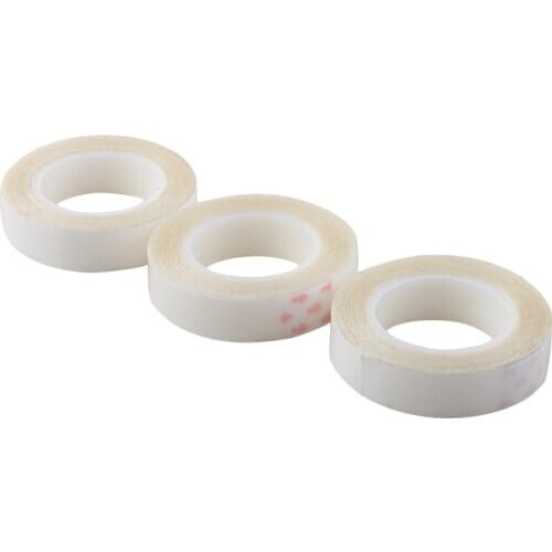 3 rolls 1cmx3m Blue Dedicated Professional Roll Strong Adhesive Double Side Tape for Hair Extension
