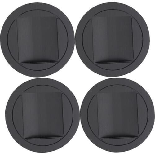 4PCS Rubber Furniture Cups Premium Caster Cups Furniture Coasters Bed Stoppers Floor Protectors for All Floors Wheels