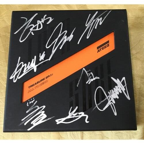 Hand signed ATEEZ MINI5th album ALL TO ZERO autographed CD K-POP limited