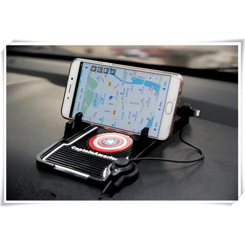 Car Styling Molding Charger Anti Slip Pad Sticker For Renault Vel Satis Zoe Twingo 2 3 Sandero Scenic 2 Logan Pulse Accessories