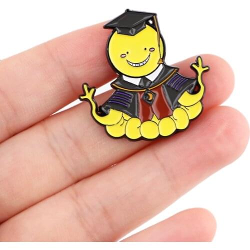DZ2321 Assassination Classroom Anime Icons Enamel Pin Brooches on clothes Backpack Collar Hat Badge Lapel Pin Manga Jewelry