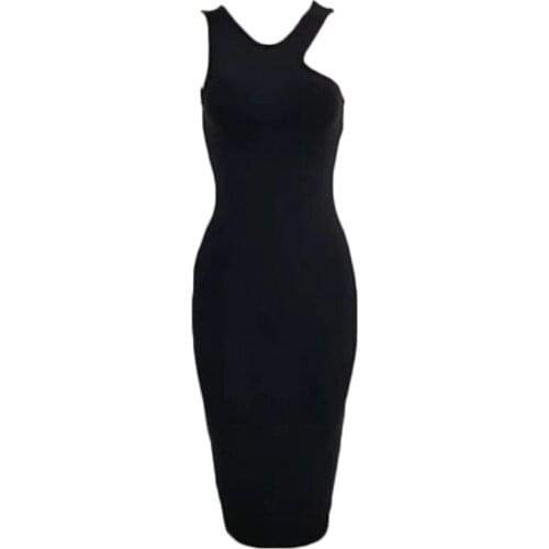Black Women Bandage Dress Nice New Arrival Party Dresses Club Celebrity Autumn Winter Clothing