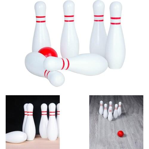 Outdoors Games Wooden Bowling Toy Set Lawn Game for Children 3,4,5,6 Years Old