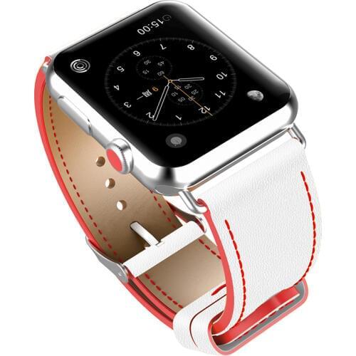 For Apple Watch Series 4 Bracelet Newest Genuine Leather Watch Band Strap For Apple Watch Series 1 2 3 iWatch Replacement Band