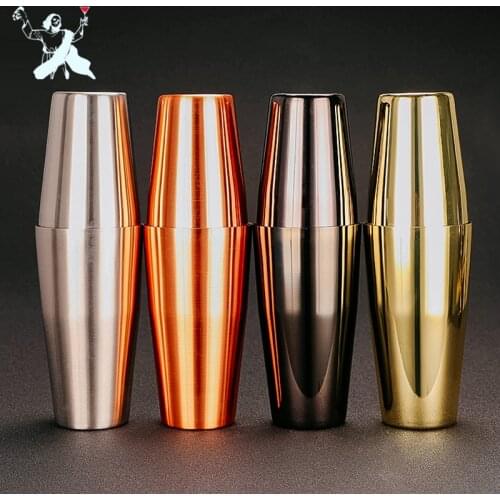 Stainless Steel Cocktail Shaker Professional Bartender Cocktail Shaker Boston Shaker Tin on Tin 28&18oz Bar Tools