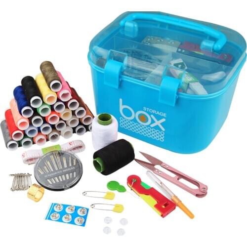 Multipurpose Clear Plastic Bobbins Storage Tool Box Embroidery Sewing Thread Spools Container Case Art Craft Organizer