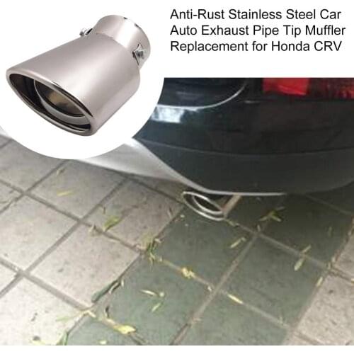 Anti-Rust Stainless Steel Car Auto Exhaust Pipe Tip Muffler Replacement for Honda CRV