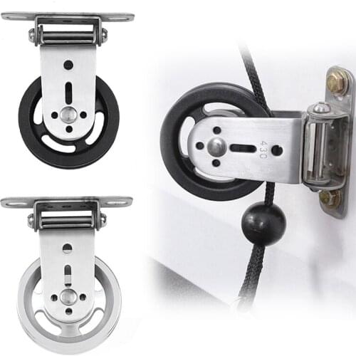 Wall Mounted Fitness Stainless Steel Silent Pulley Accessories for Gym Home Cable Machine Load System Attachments Rotating Wheel