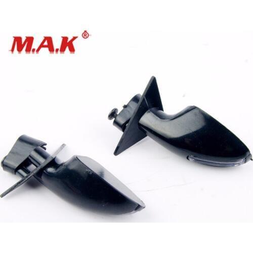 New 00172 1:10 Scale Side Mirror LED Signal Indicator Lights fit 1/10 RC On-Road Racing Car Model Accessories