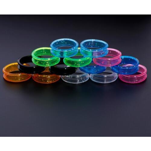 New Arrival Good Silicone Finger rings for Hair Scissors 72/144/288pcs random or Specify Colors Hairdressing Scissor Accessory