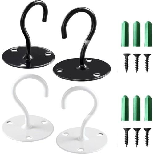 Ceiling Hooks For Hanging Plants - Metal Wall Mounted Ceiling Hook For Outdoor Hanging Plants Lanterns Flower Pots Dropship