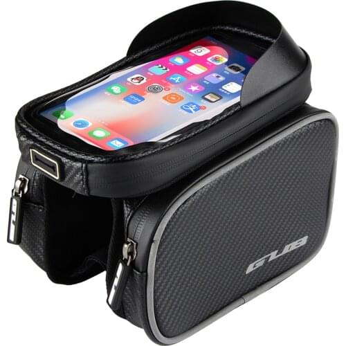 GUB Bicycle Bags Front Frame MTB Bike Bag Cycling Accessories Waterproof Touch Screen Bicycle Top Tube Phone Bag