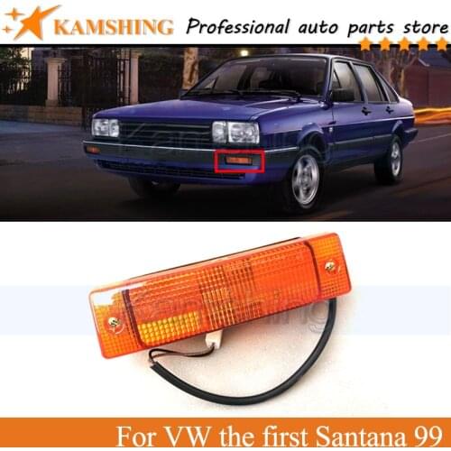 Kamshing Front Bumper Corner Signal Light lamp For VW the first Santana 99 Reflector Indicator Blinker turn Signal Light