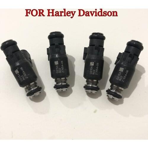 4pc Quality Bike Motorcycle fuel injector 2765406 27654-06 For Harley Davidson Blackline Cross Bones 25 Degree VTwin 06-UP Twin