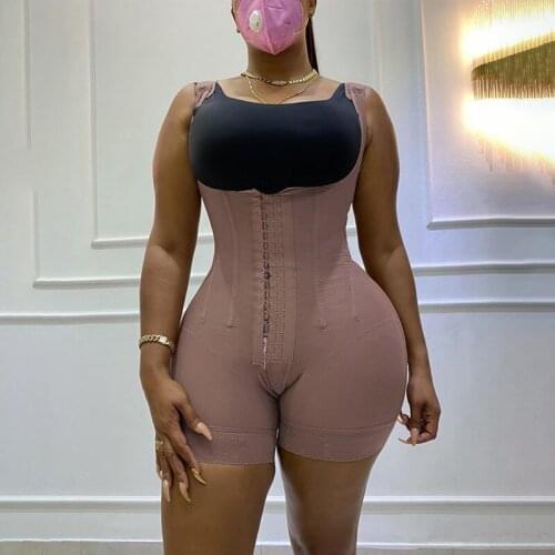 Womens Compression Garments Double Pressure Abdominal Shaping Waist Trainer skims kim kardashian BBL Post Op Surgery Supplies