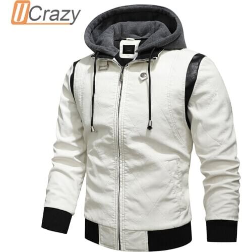 ZREZ Men's Faux Leather Jackets
