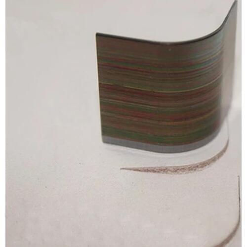 10pcs/set Leather Corner Edge Cutting Tool DIY Leather Belt Corner Punch Cutter Japan Steel Leather Fillet