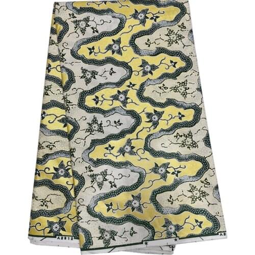 100%Cotton High Quality Ankara African Wax Dye Printed For Fabric Real Nigerian Party Dress Material For Clothing 6 Yards G-W 4