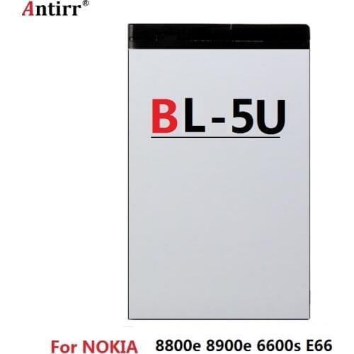 1050mAh Battery BL-5U for Nokia 8800E 8900E 8900i