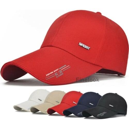 Summer Men Baseball Cap Adjustable Snapback Plain Trucker Funky Sport Hip Hop Wide Brim Cap