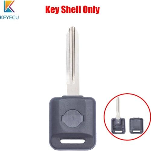 KEYECU Transponder Key Shell Case for Nissan Altima Maxima Pathfinder Sentra Sentra for Infiniti G20 I30 I35 QX4 Remote Car Key