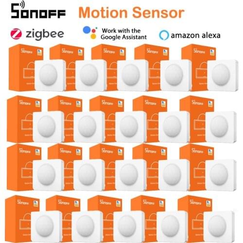 30pcs SONOFF SNZB-03 Zigbee Motion Sensor Detector Smart Control Via eWeLink ZBBridge Required Work With Alexa Google Home