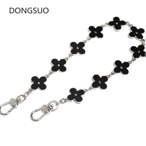 Designer chain strap gold metal chain 1.4MM 14MM pink white black for handbag bag purse replacement Accessories Hardware quality