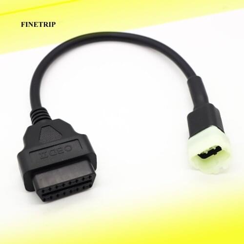 6 Pin to 16 Pin Adapter Cable OBD2 Engine Fault Diagnosis and Detector Connector Cable 6Pin Fits for KTM Motorcycles