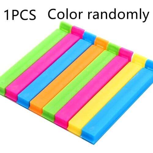 Hot 1Pcs Portable New Kitchen Storage Food Snack Seal Sealing Bag Clips Sealer Clamp Plastic Tool Kitchen Accessories Wholesale