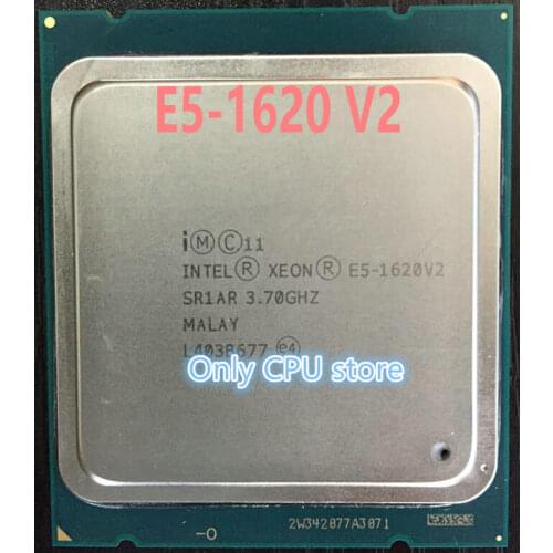 E5-1620V2 Original Intel Xeon E5 1620 V2 3.70GHZ 4-Core 10MB SmartCache FCLGA2011 130W 1 year warranty E5 1620V2 free shipping