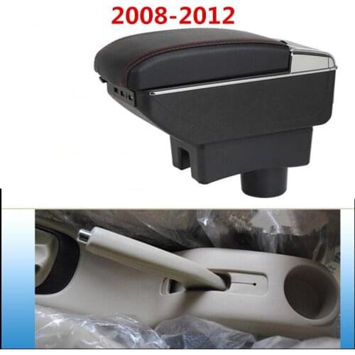 Car armrest central Store content Storage box with cup holder ashtray accessories for Chery A13 Very Celer fulwin 2 2008-2012