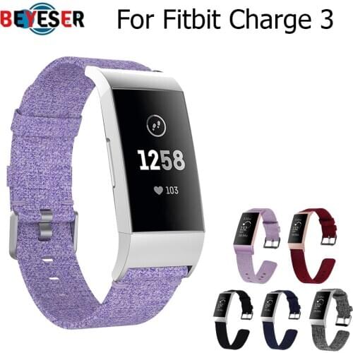 Band Replacement Sport Canvas strap For Fitbit Charge 3 Bands Bracelet Watchbands Straps For Fitbit Charge 4 Wrist Watch Belt