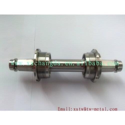 Titanium bicycle Bottom Bracket Parts titanium taper square BB parts titanium taper square axle