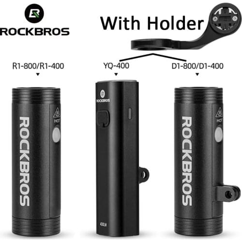 ROCKBROS Bike Light Hoisting Headlights Multifunctional Holder Powerful Flash Light USB Charing Led Bicycle Front Light 4000mAh