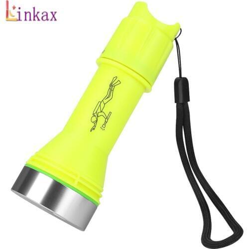 High-quality Mini XML-T6 LED Waterproof Underwater Dive Diving Flashlight Torch Light Lamp For Diving