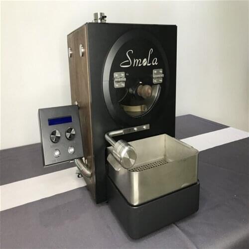 Factory sale walnut material red wire outside heating coffee roaster