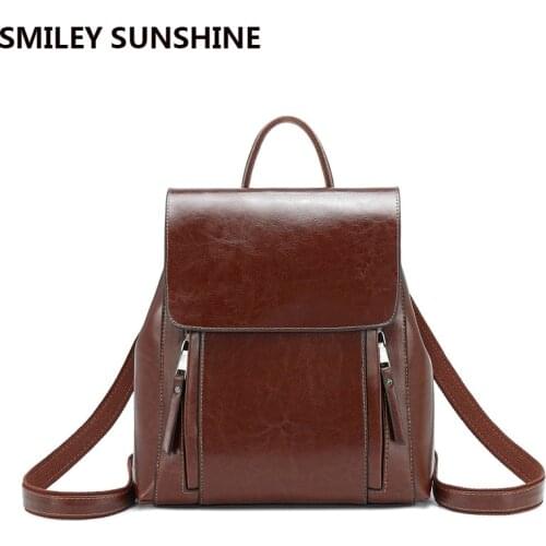 Retro Women Backpack Female School Bags for Teenager Girls Leather School Backpack for Women Large Capacity Mochila Shoulder Bag
