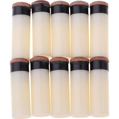10pcs/Pack Replacements Slip-On Pool Billiard Cue Tips 10mm/11mm/12mm / 13mm