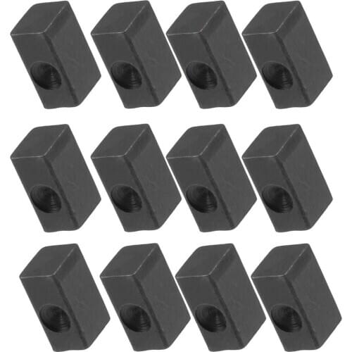 12x Black String Iron Block For Electric Guitar Tremolo Brdige 8x4x5mm