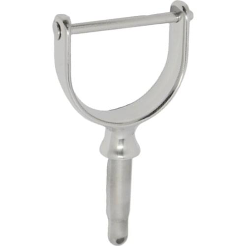 316 Stainless Steel Yacht 1-7/8' Oar Lock Rowlock 1/2' Shank for Boat Silver