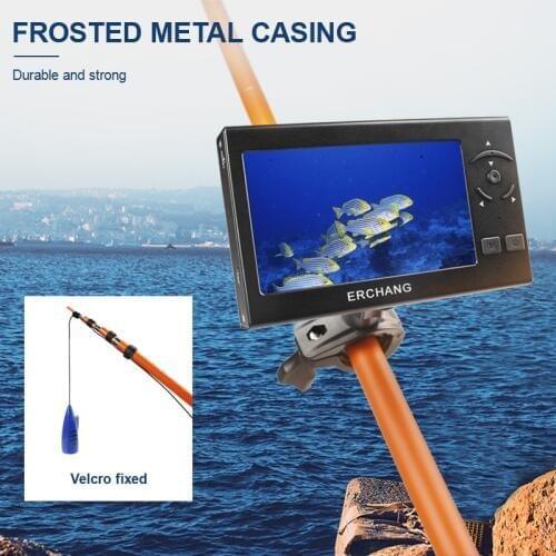 4.3 inch 1000TVL Fish Finder Underwater Fishing Camera 5000mah 8pcs White Light LED Vision Camera Fish Finder 10 languages