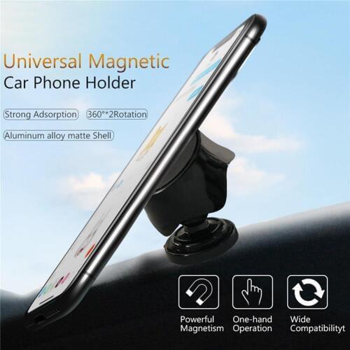 Mobile Phone Strand Car Phone Holder Rounded Magnetic Stand Mobile Phone Magnet Holder Support