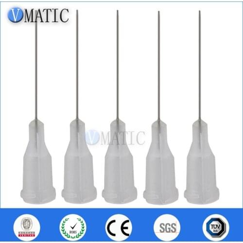 Free Shipping 100Pcs Dispensing Needles Luer Lock Blunt Needle 27G 1 Inch Length Tip