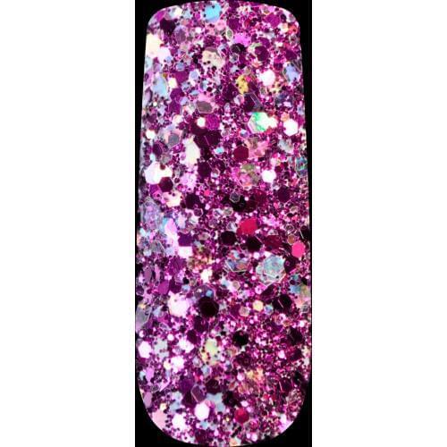 Nail Art Glitter Sequins Mixed Powder Glitter Nail Coating Shiny Acrylic Nails Powder Color Mixture Purple Red Nail Art Tool 258