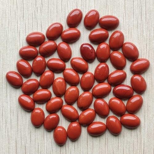 Fashion natural red stone Oval CABOCHON beads 10x14mm for jewelry accessories making wholesale 50pcs/lot free shipping