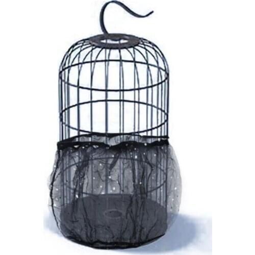Nylon Mesh Bird Cage Cover Bird Shell Skirt Net Easy Cleaning Seed Catcher Guard Airy Parrot Bird Cage Mesh Net